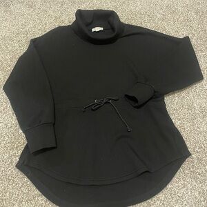 LOFT Black Cowl Neck Sweater